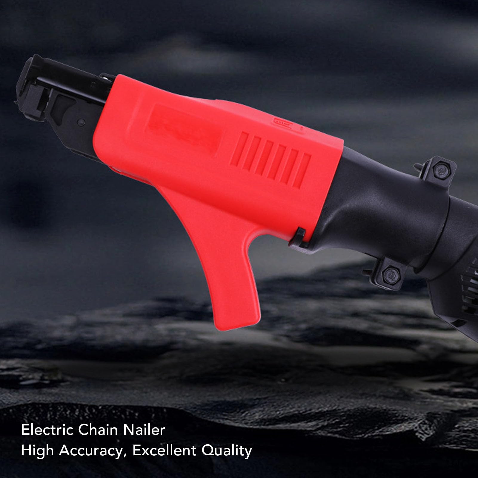 Pistola Atornilladora sin Escobillas para Paneles de Yeso y Madera, Cuello Rotación 360° con Ajuste Rápido para Terrazas Revestimiento Metal, Autoalimentación sin Escobillas para Alta Eficiencia