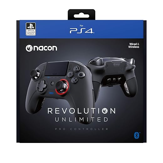 Nacon PS4 Revolution Unlimited Pro Gamepad Playstation 4, PC Black