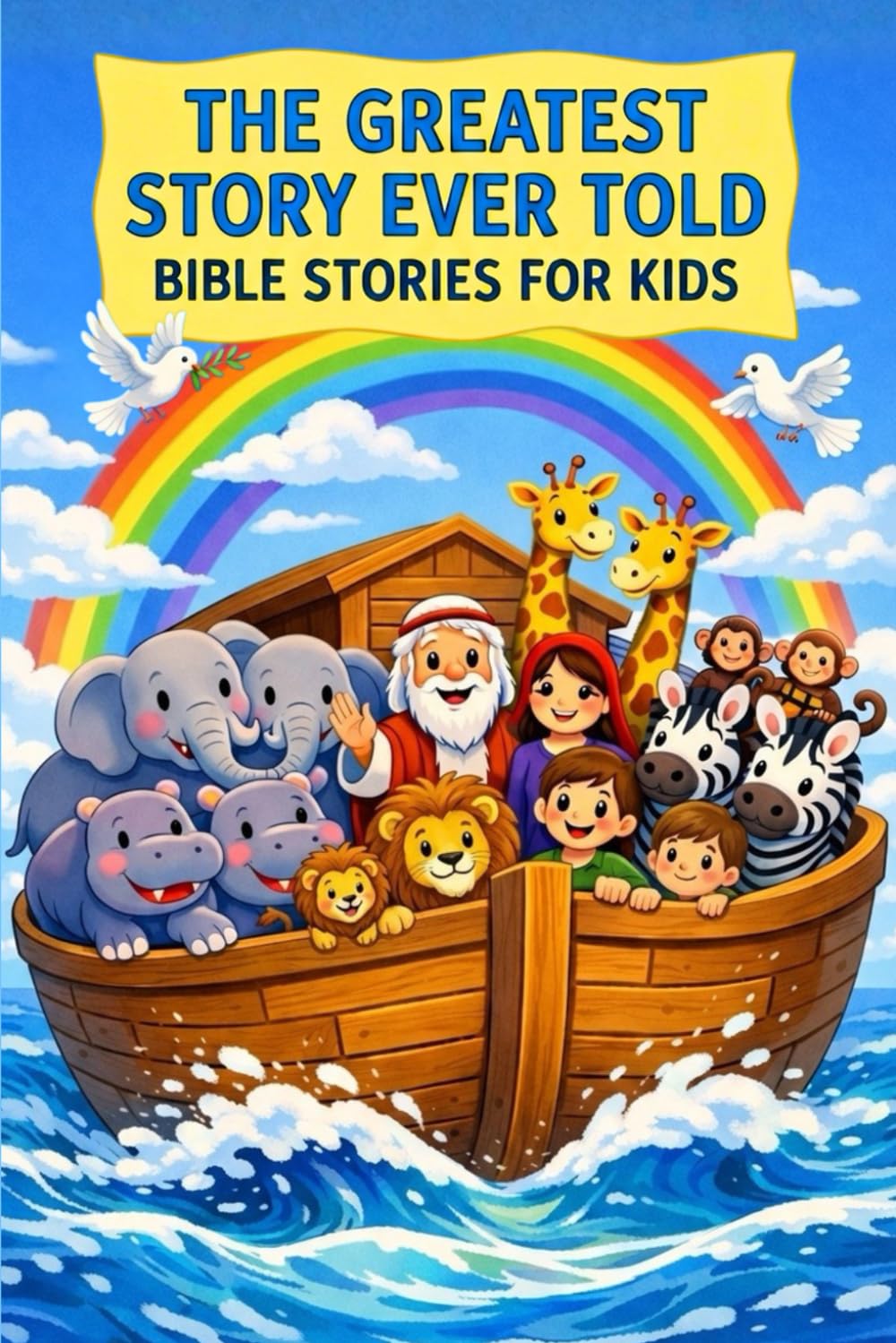 THE GREATEST STORY EVER TOLD - BIBLE STORIES FOR KIDS: 50 Illustrated Bible Stories: Reflections and Playful Activities to Teach Children God’s Love and Faith
