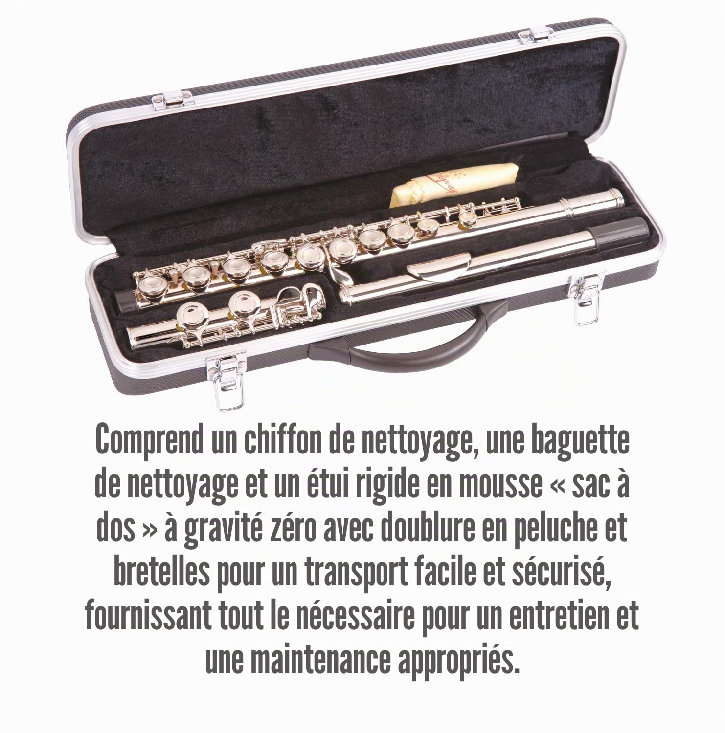 Odyssey OFL100 Kit de Flûte traversière Argent