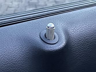 4er Set Türverriegelungsstifte Schwarz - Auto Türverriegelungsknopf Aus Aluminium