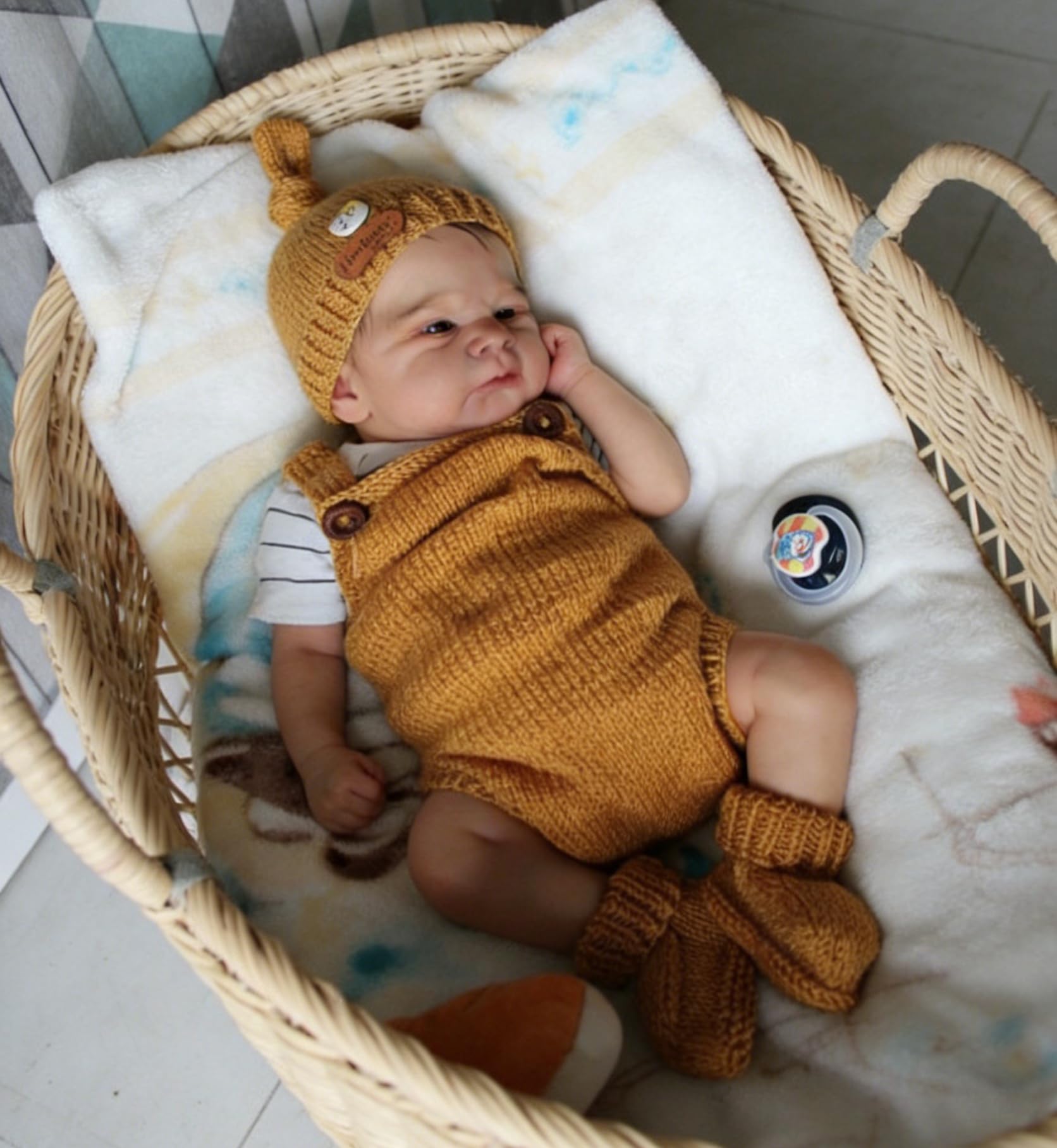 that Look Real Realistyczne lalki Reborn Boys Baby Dolls silikonowe na całe ciało, 43 cm, ręcznie wykonane, winylowe, realistyczne, noworodki, lalka, anatomicznie poprawne, zabawki, prezenty