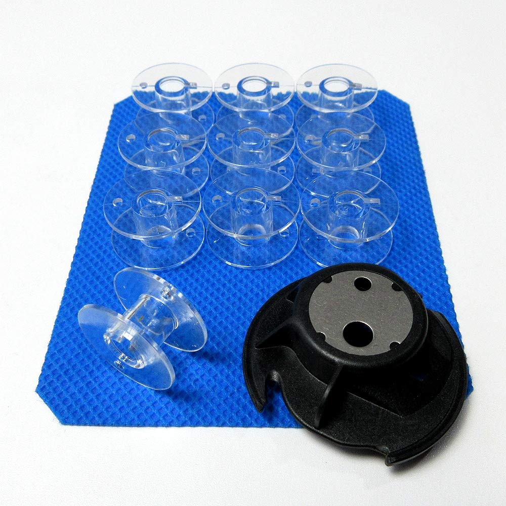 Amazon.com: Bobbin Case Xc3152221 + 10 Bobbins for Brother Bc1000