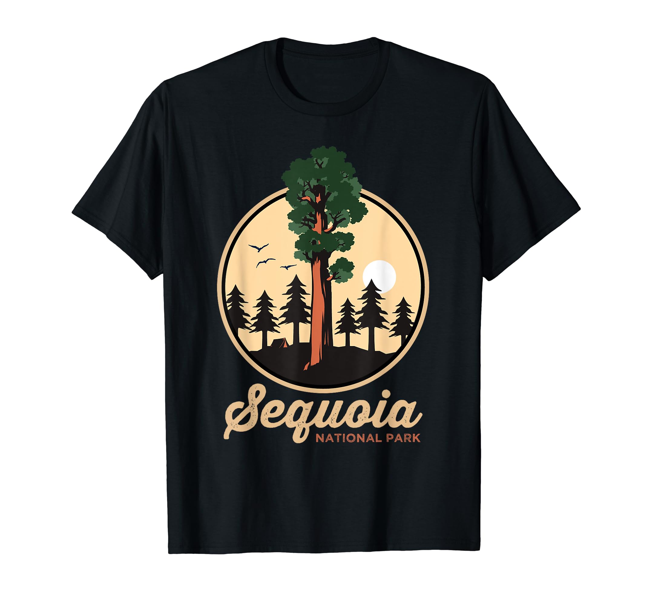 Sequoia General Sherman Tree Camping Sequoia National Park T-Shirt