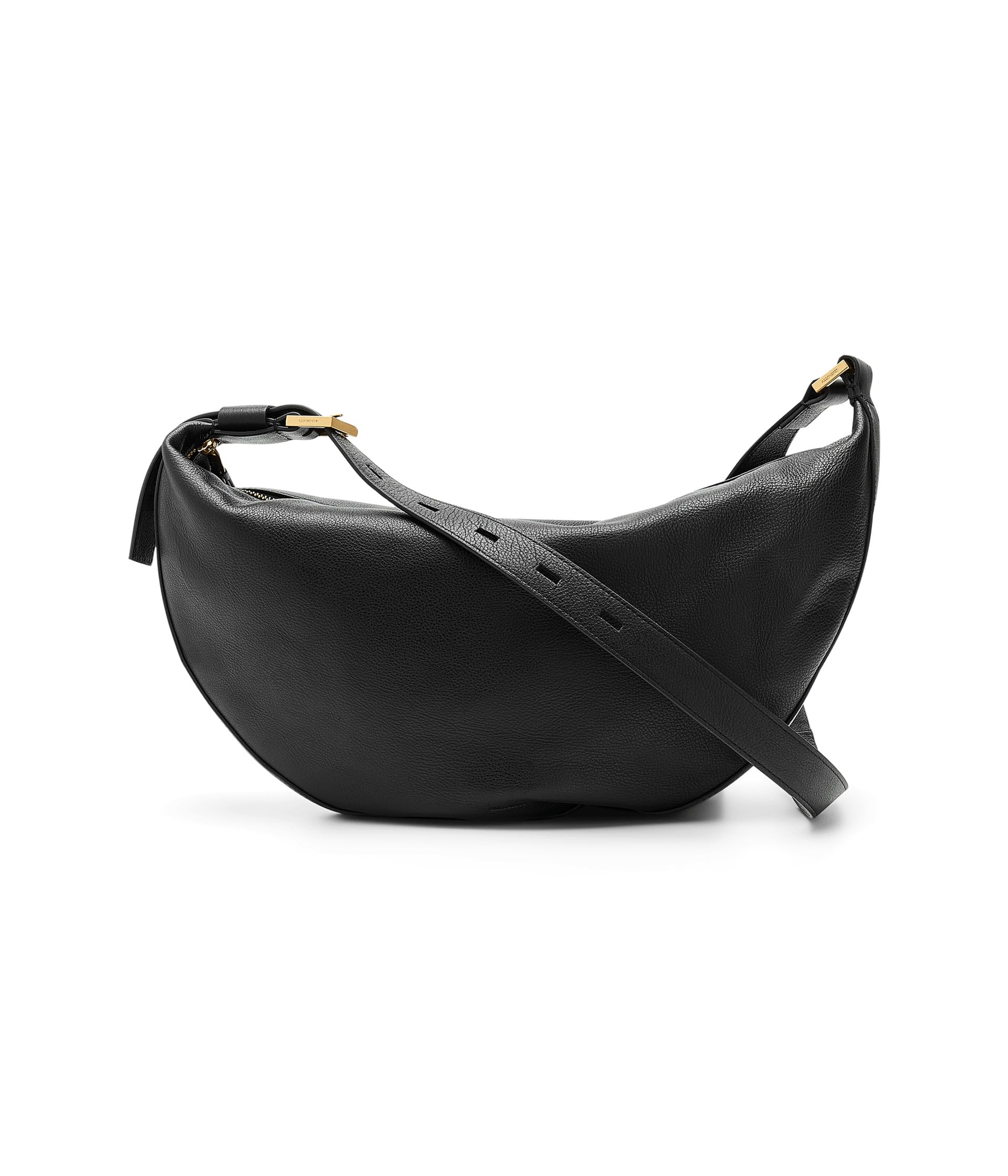 Photo 1 of AllSaints Women's Half Moon Shoulder Black One Size