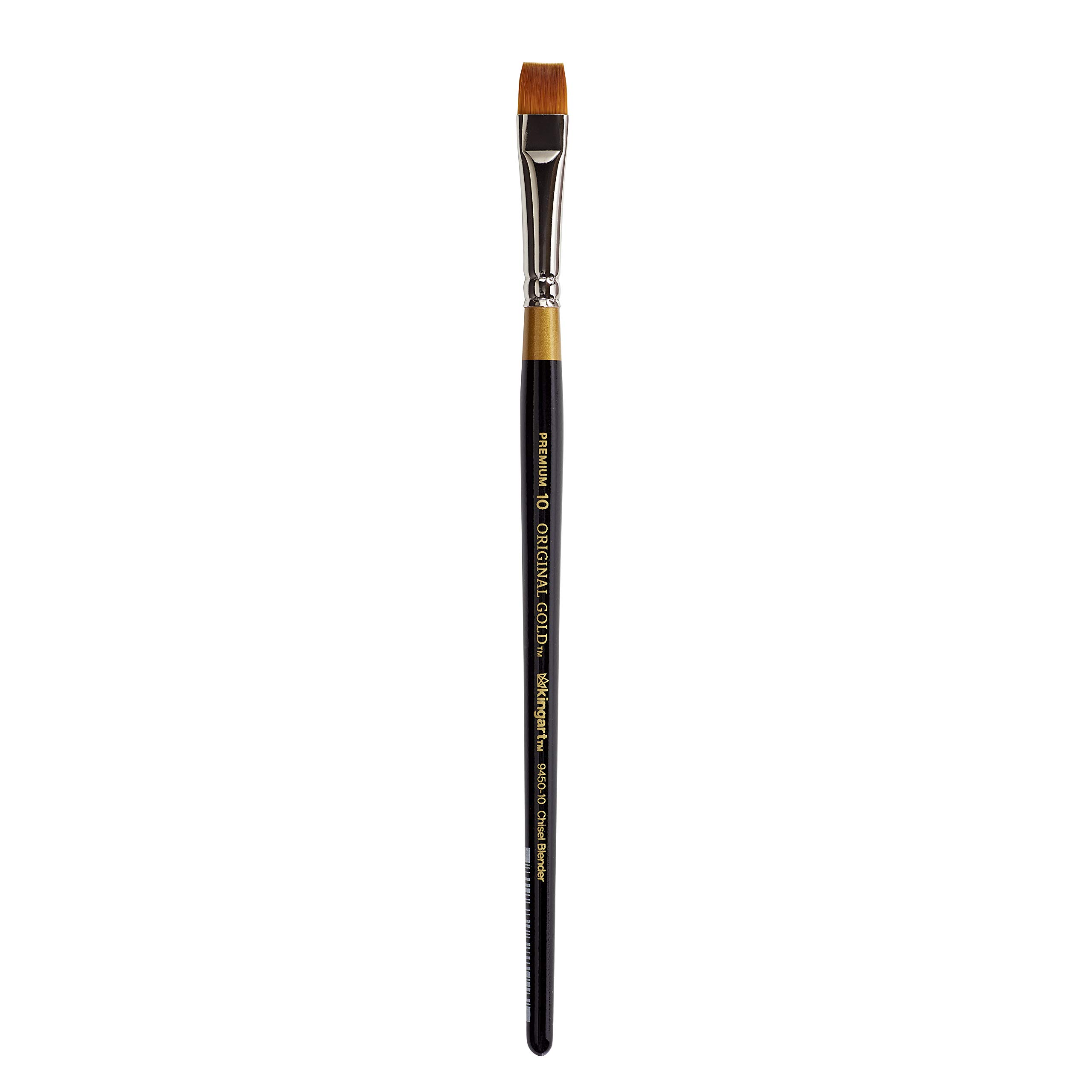 Original Gold Paint Brush-Chisel Blender, Size: 10