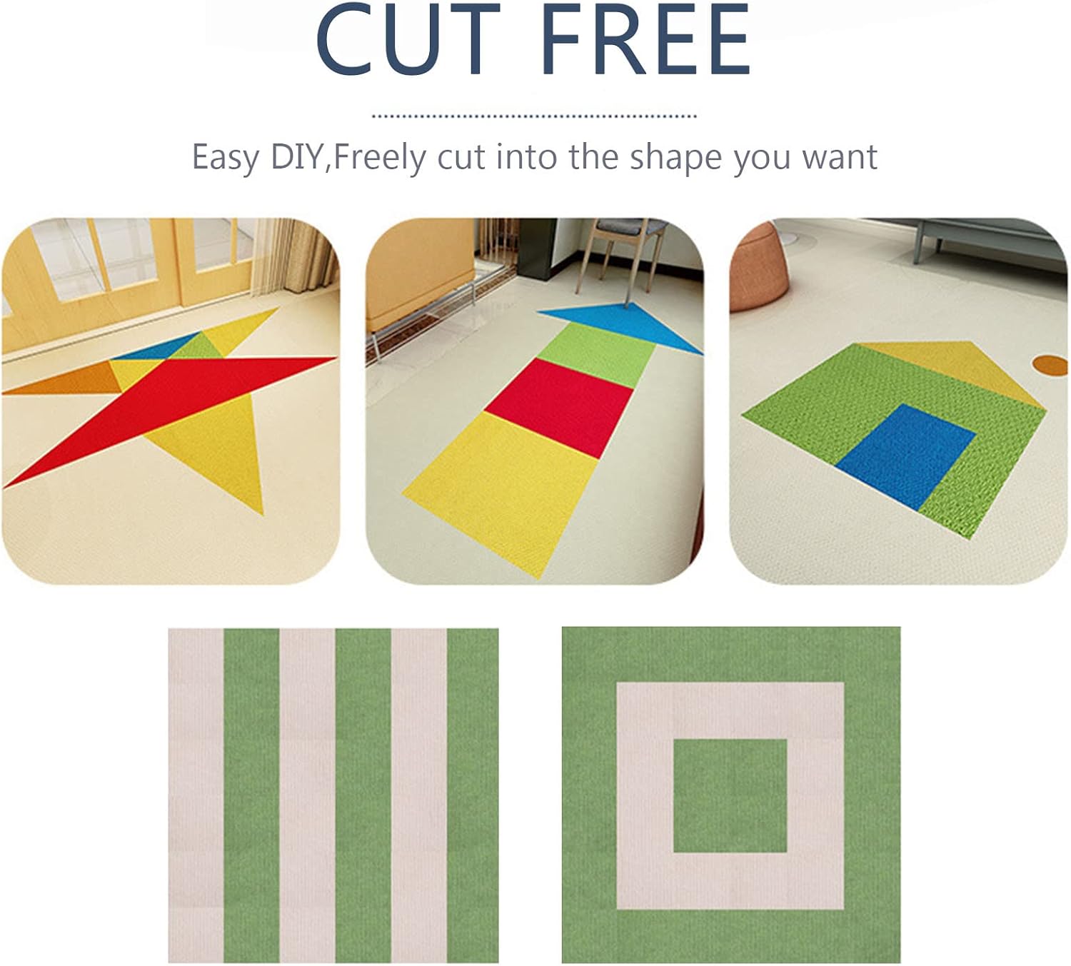 Self Adhesive Carpet Tiles 0.37Inch Thick Self Adhesive Carpet Tiles,Multi-Purpose Floor Tile for Home and Office,Non-Slip,Peel and Stick,12Pcs