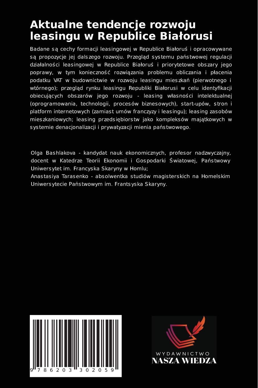 Aktualne tendencje rozwoju leasingu w Republice Białorusi