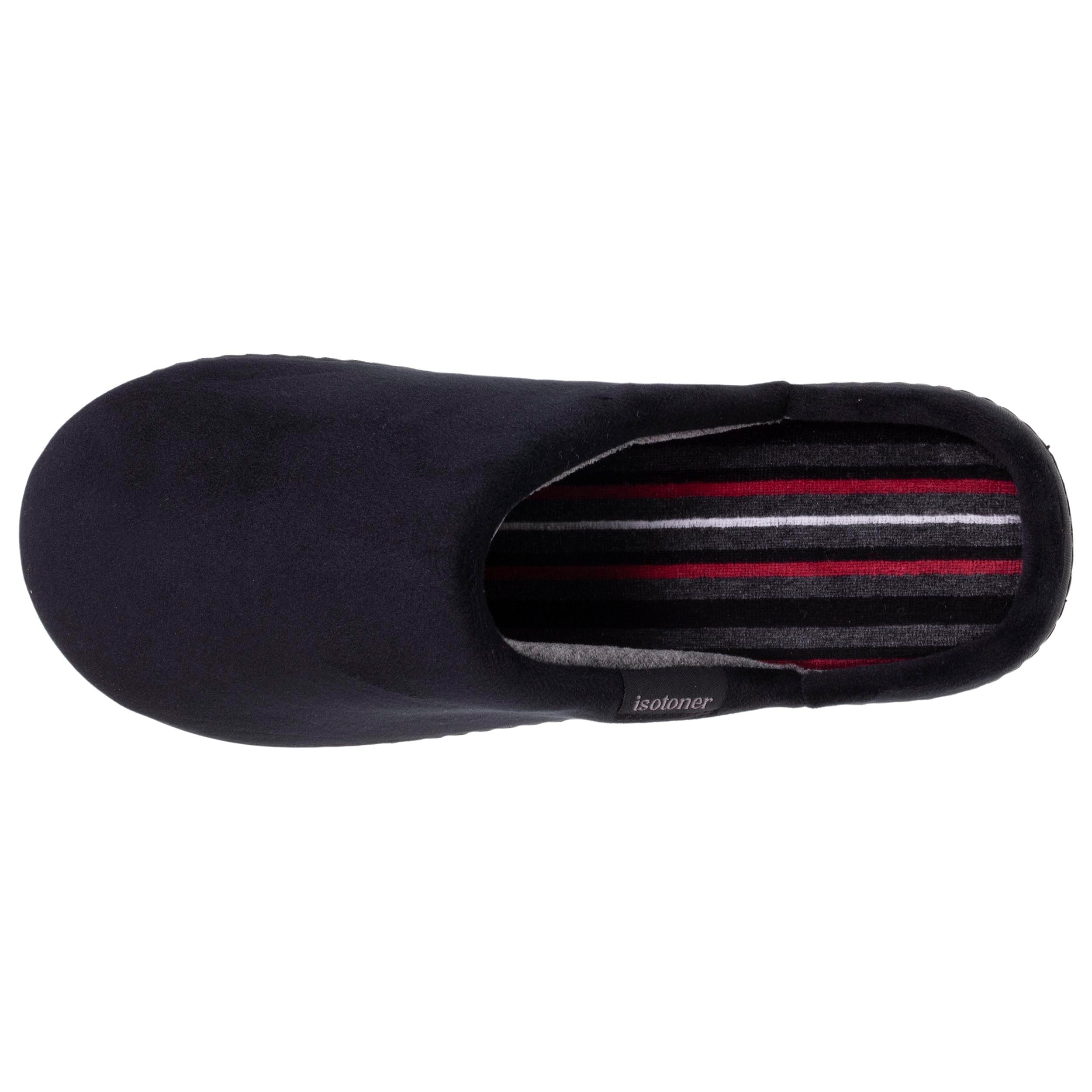 Isotoner Chaussons pantoufles Mules homme ultra confortables à mémoire de forme, intemporelles et élégantes,