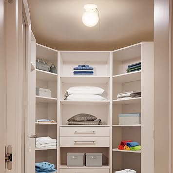 Ultralux 6 Pull Chain LED Glass Globe Flush Mount Light Matte White 1Pk | Light fixture for closet, pantry, shed & laundry room, 500 Lumens, 3000K, 9W, CRI over 80, damp rated, ETL listed