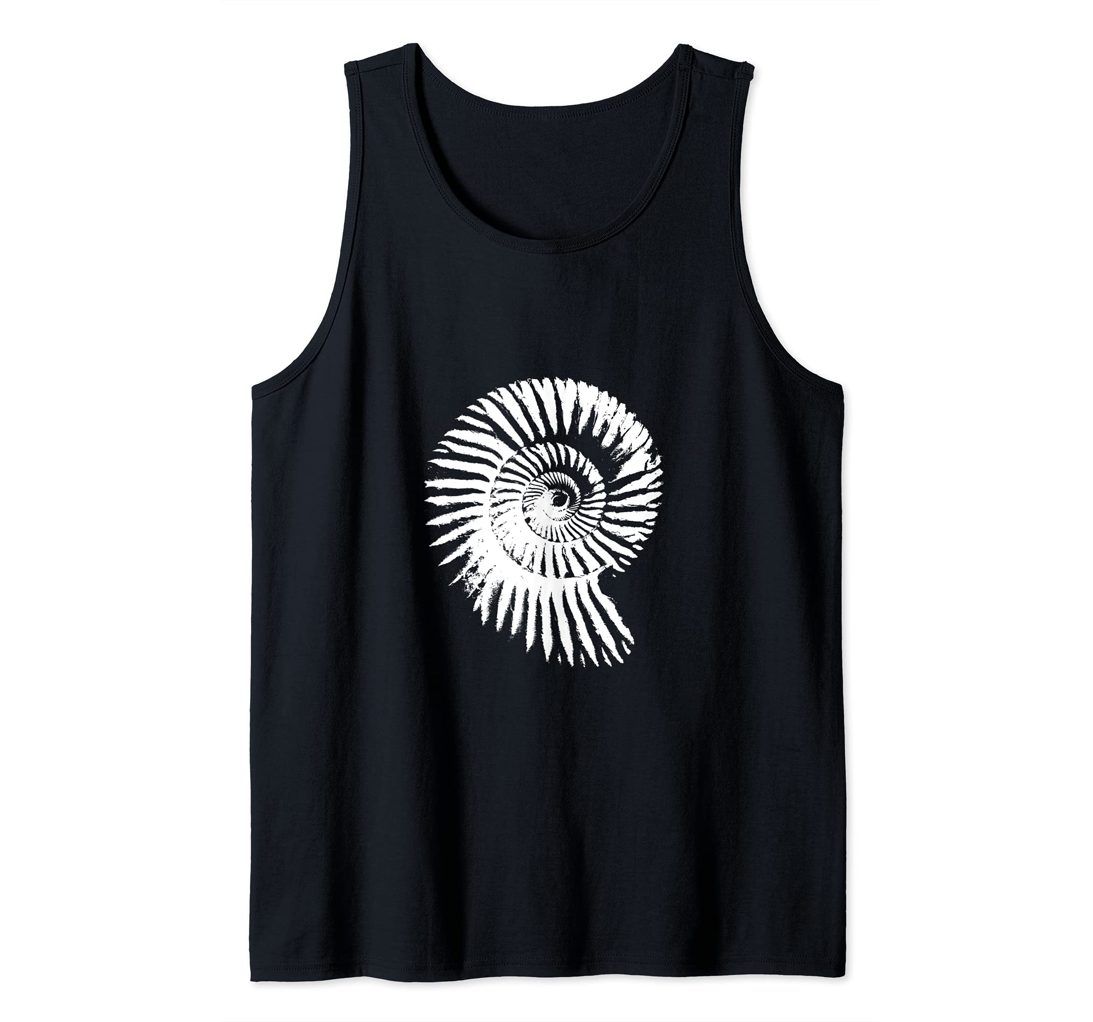 Ammonite Fossil Hunter Collector Paleontology Rock Hound Tank Top