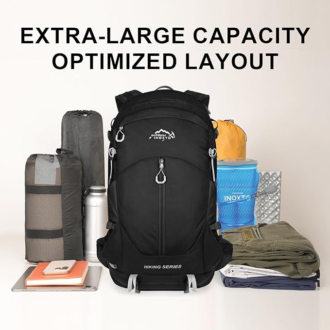 Mochila Senderismo IX INOXTO 30L Impermeable con Bolsa de Agua 3L miniatura 5