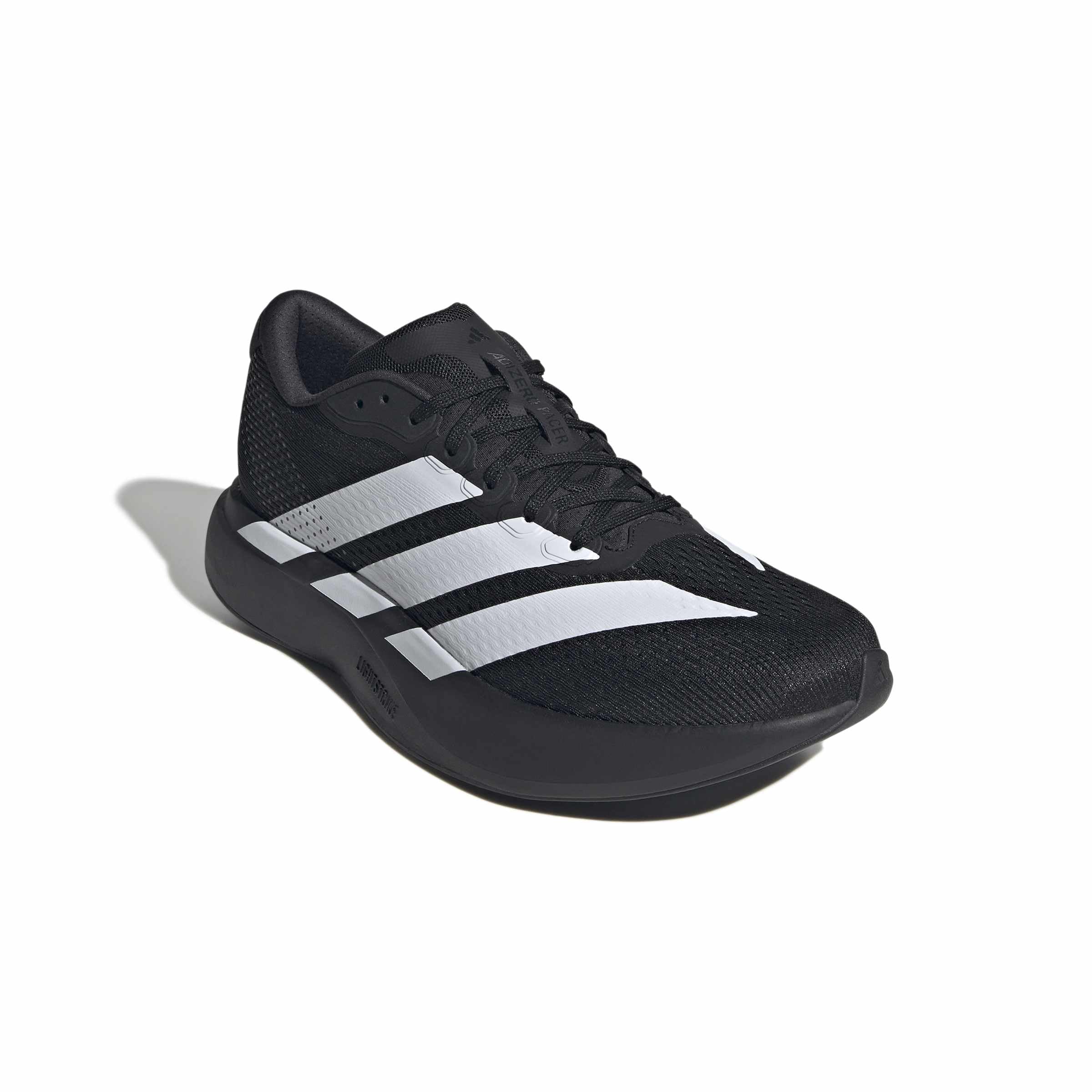 adidas Hombre Adizero Pacer Shoes, Core Black/FTWR White/Carbon, 43 1/3 EU