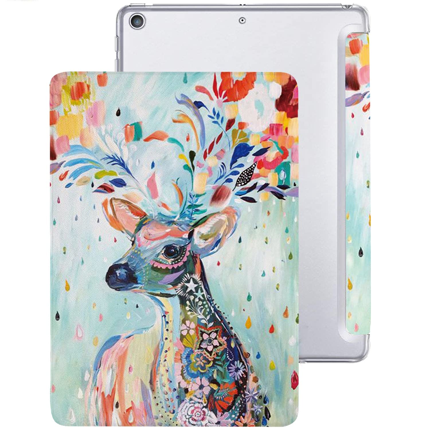 DuraSafe Cases for iPad 10.5 Air 3rd Generation [ Air 3 2019 ] A2152 A2123 A2153 MUUL2HN/A MUUK2HN/A MUUJ2HN/A MV172HN/A Trifold Printed PC Lightweight Protective Clear Back Cover - Deer Print (B097S1Q4V5) Amazon Price History, Amazon Price Tracker