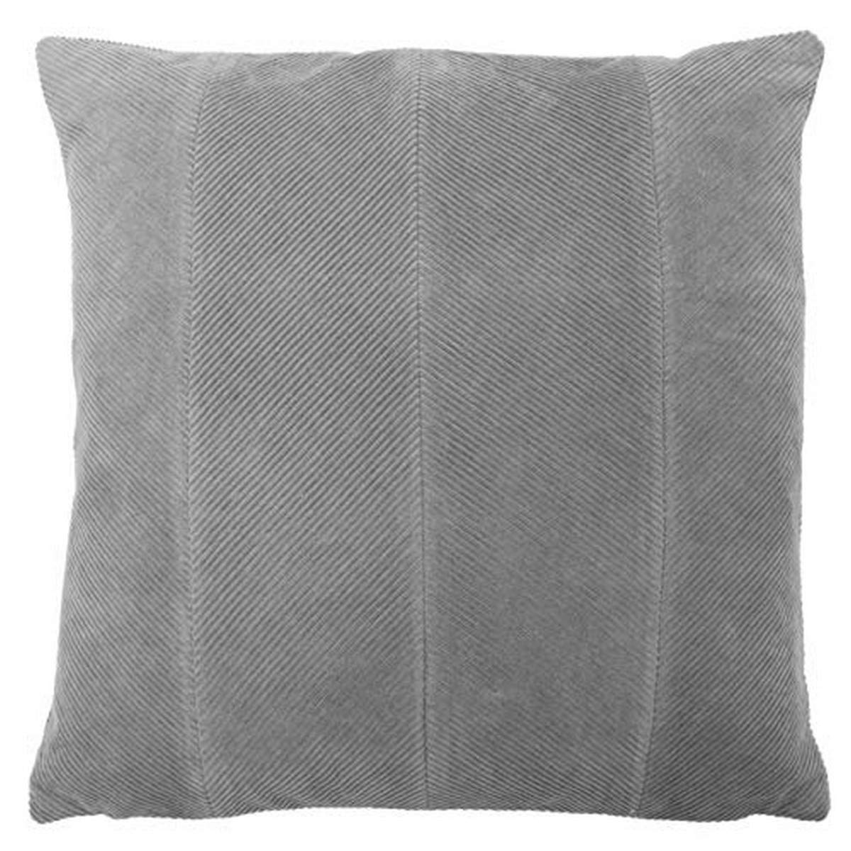 furn.  Furn.  Grey Jagger Ribbed Corduroy 45 X 45Cm Cushion in Size 45, BrandAlley