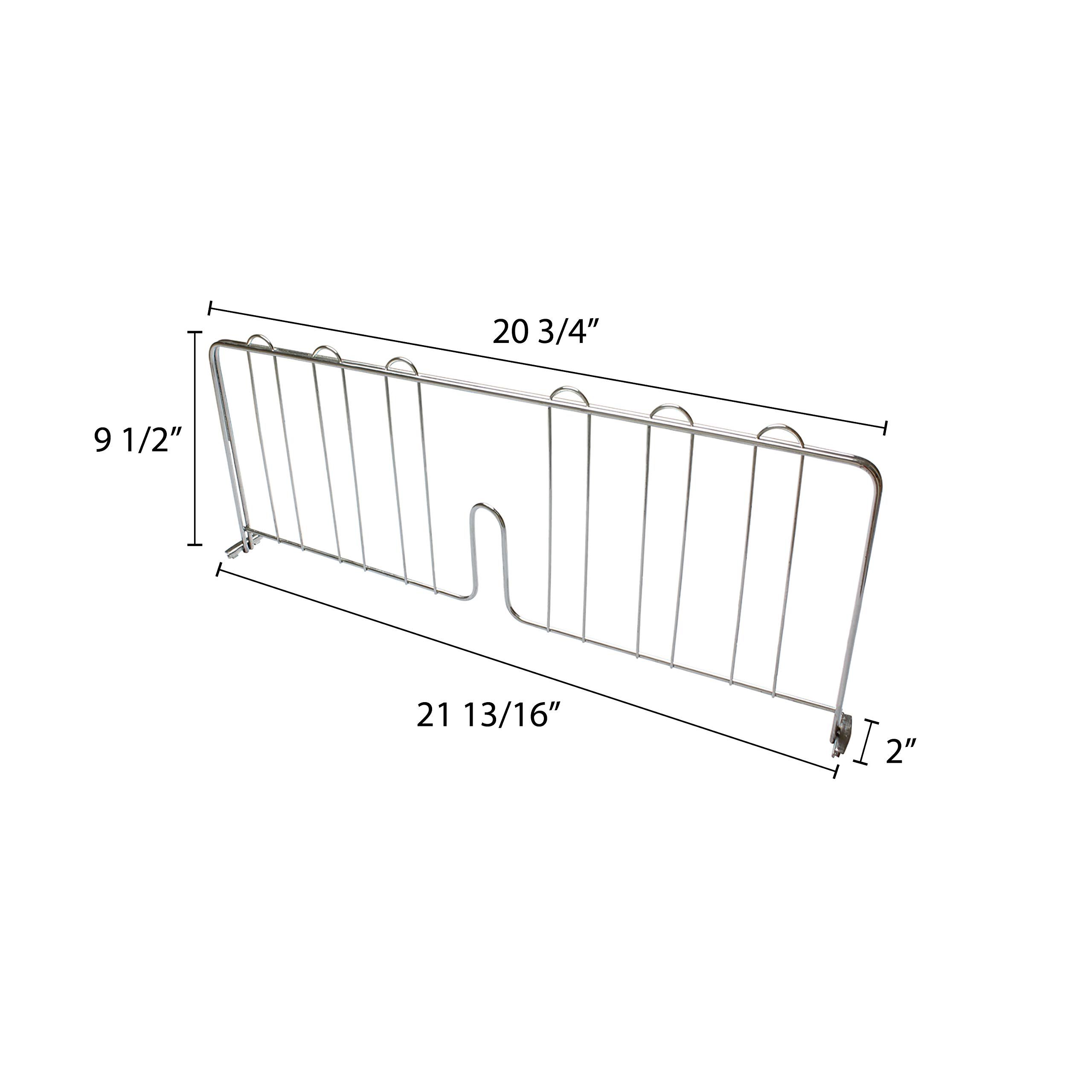 Excellante Pressure-Fit Shelf Divider, 21