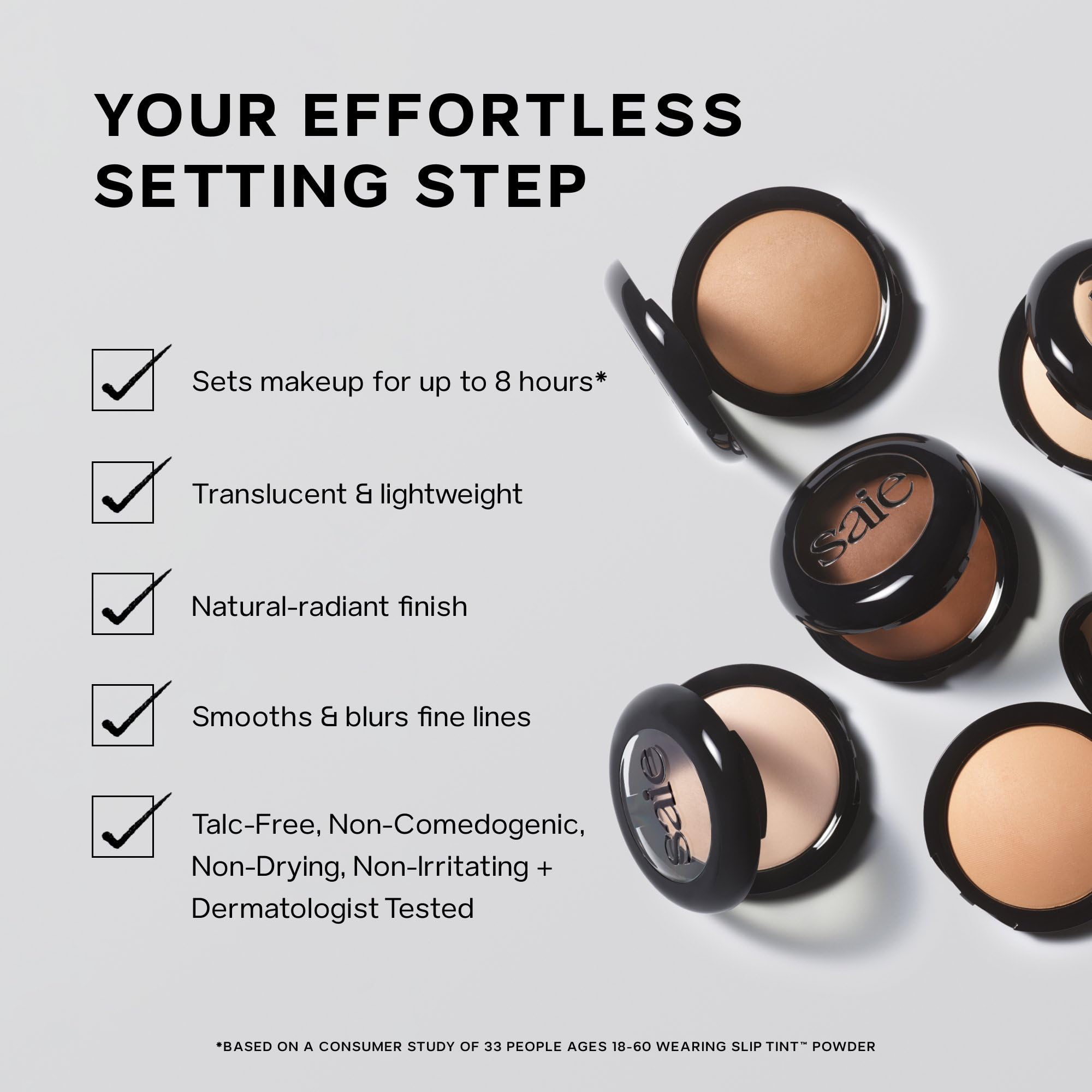 Saie Slip Tint Undetectable Baked Setting Powder