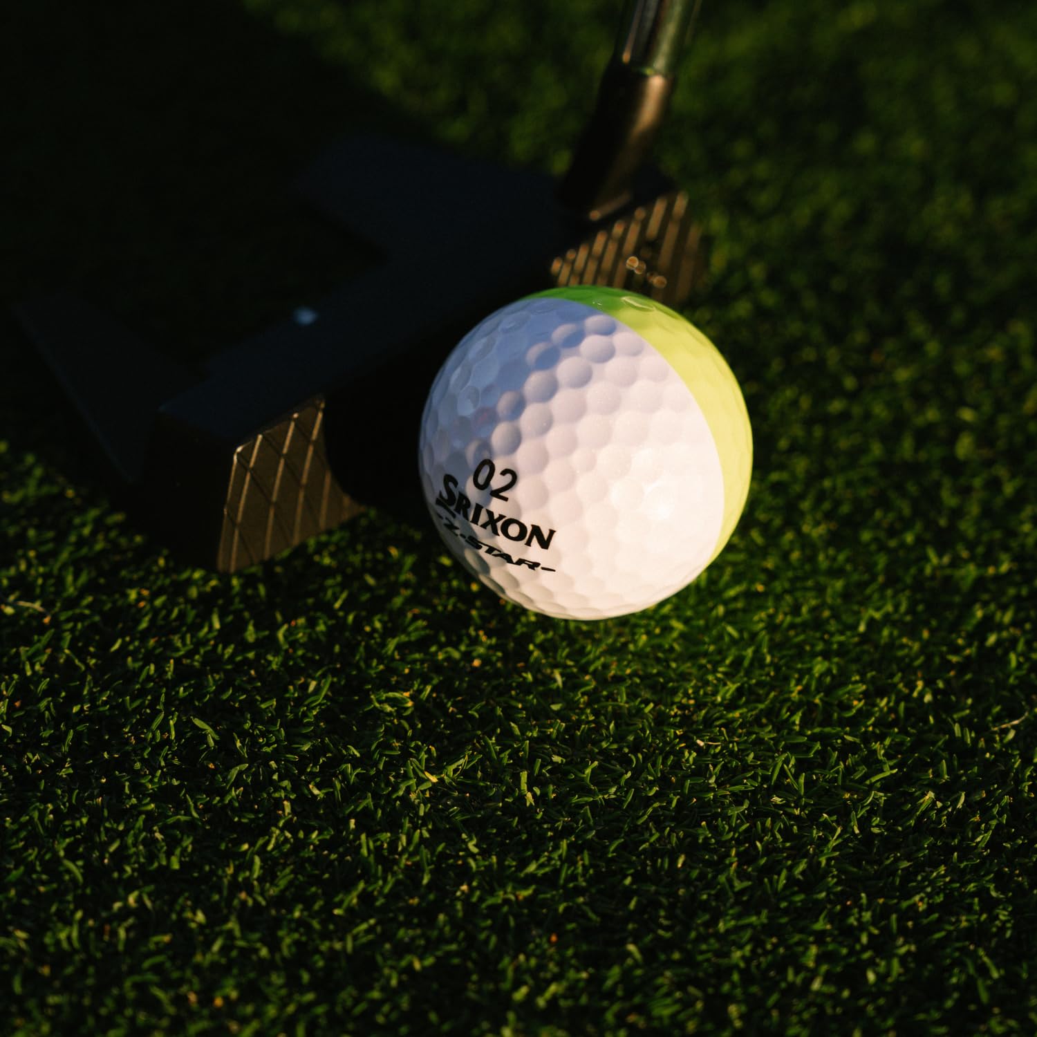 Srixon New Z-Star Divide 2025 Boules de Golf, douzaine (Jaune/Blanc)