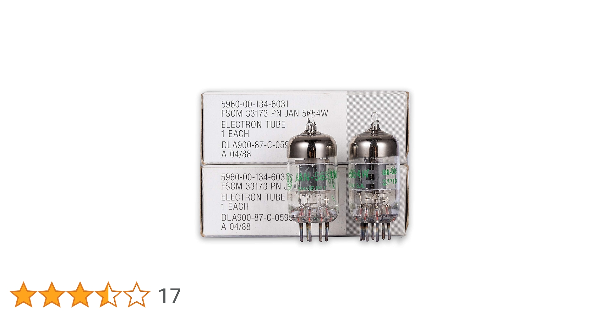 真空管セット 7025 他全4本 Amazon.co.jp: マッチしたペア 7ピン GE JAN 5654W 真空管