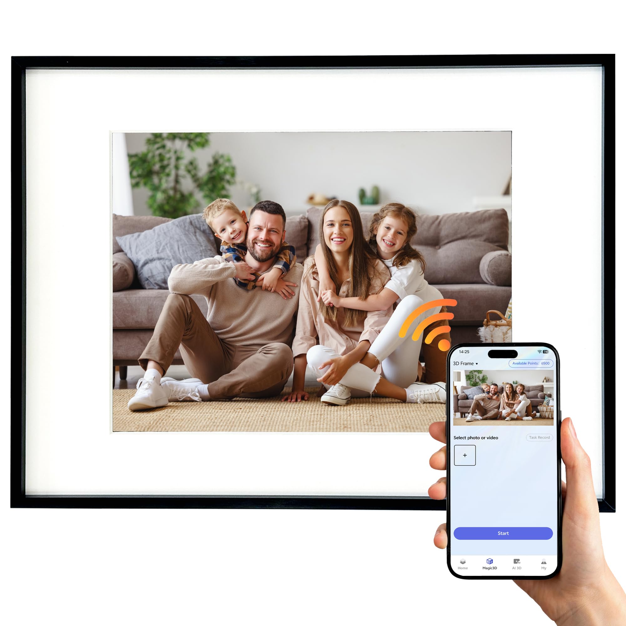Photo 1 of MemoryCube 13.3" Color E-Ink Digital Photo Frame