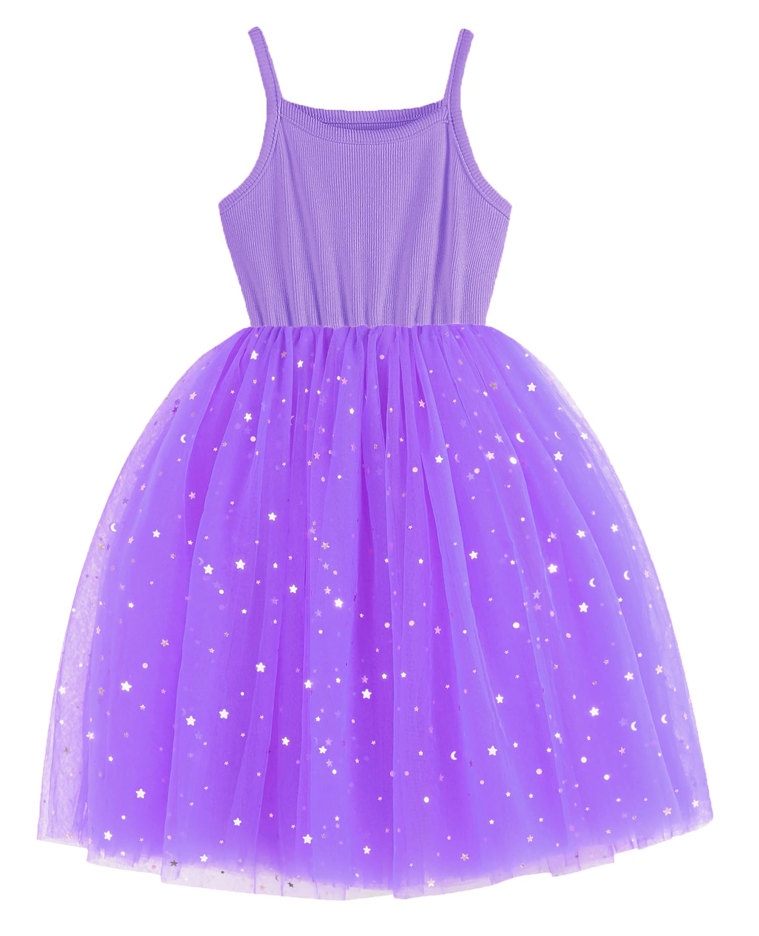 GSVIBK Baby Girls Tutu Dress Sleeveless Toddler Cotton Tulle Skirt Princess Party Prom Dresses