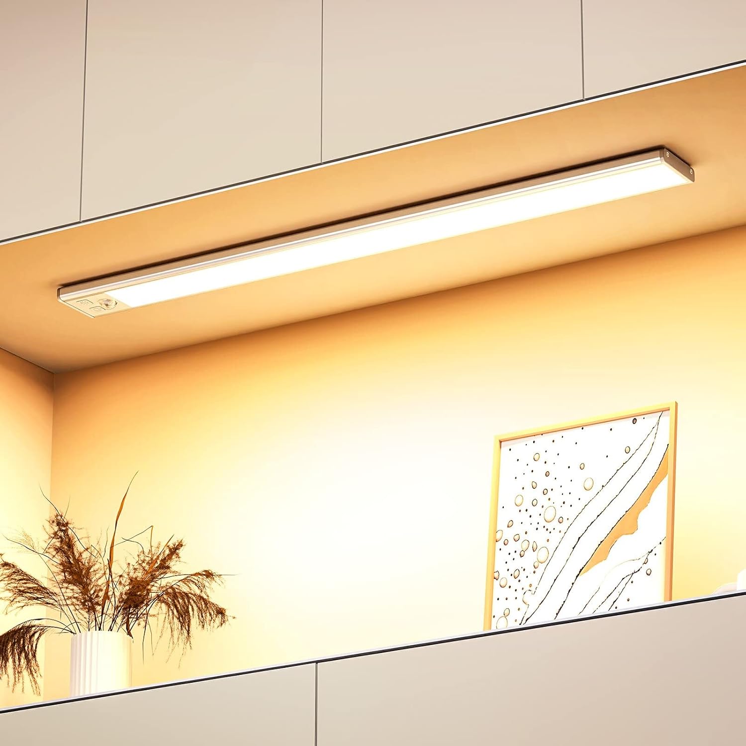 OUILA Luz LED de armario con 36 LEDs y 5000K