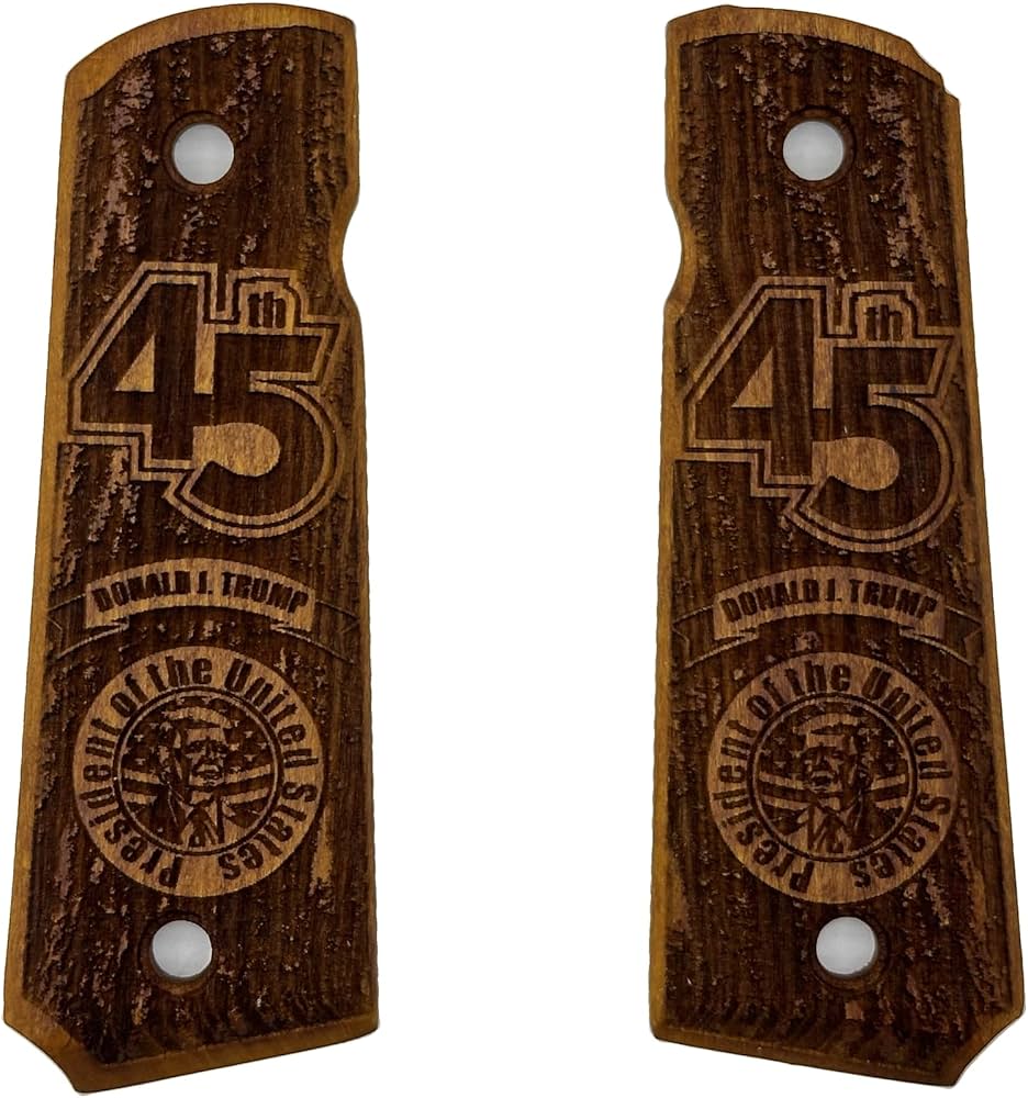 Amazon.com : ZIB Grips for Wooden 1911 Grips for Full-Size 1911