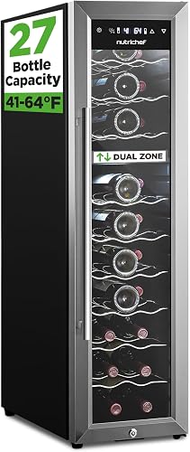 NutriChef PKCWCDS278.5 wine cooler, Black