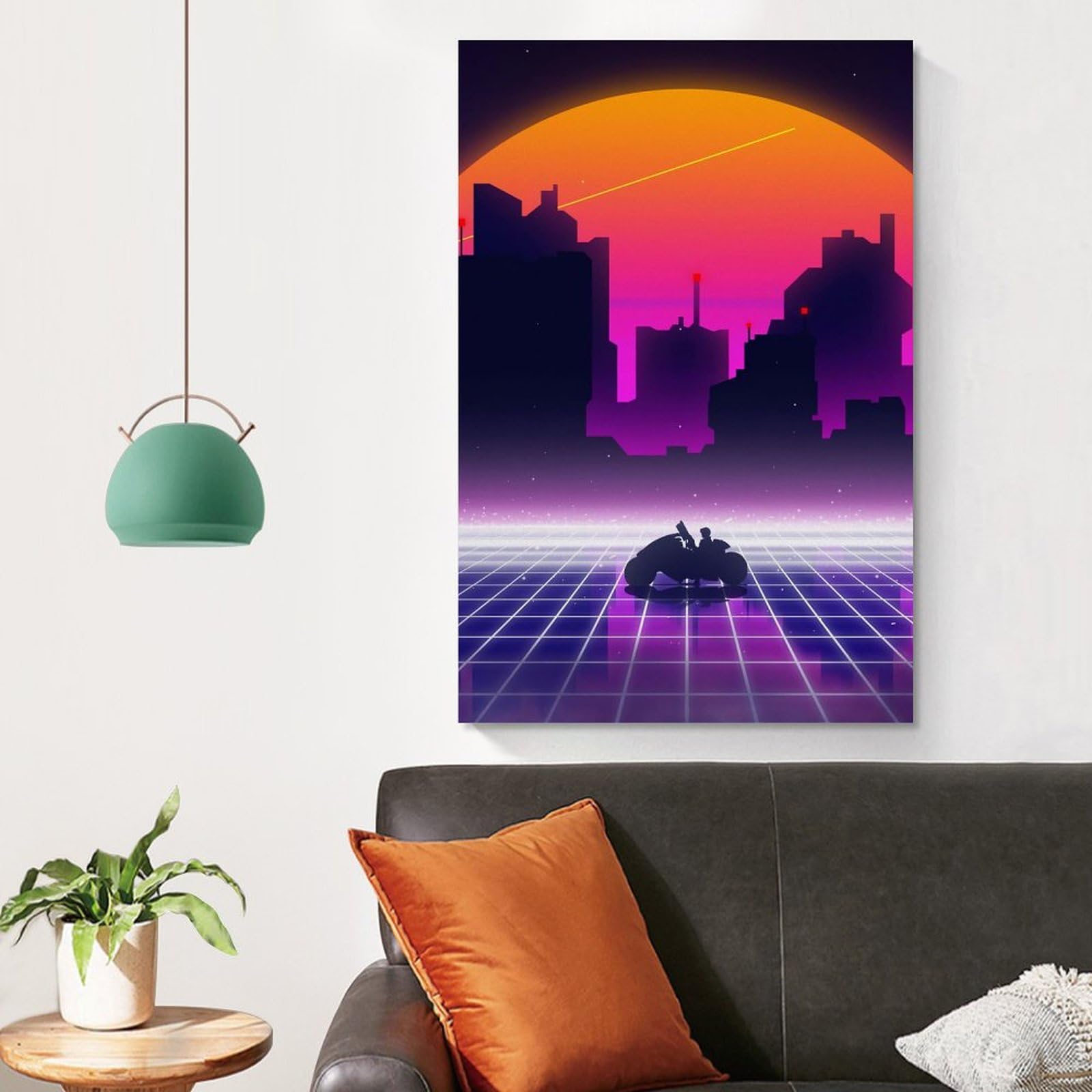 Amazon.com: XMCKA Akira Retrowave Night City Vaporwave Poster