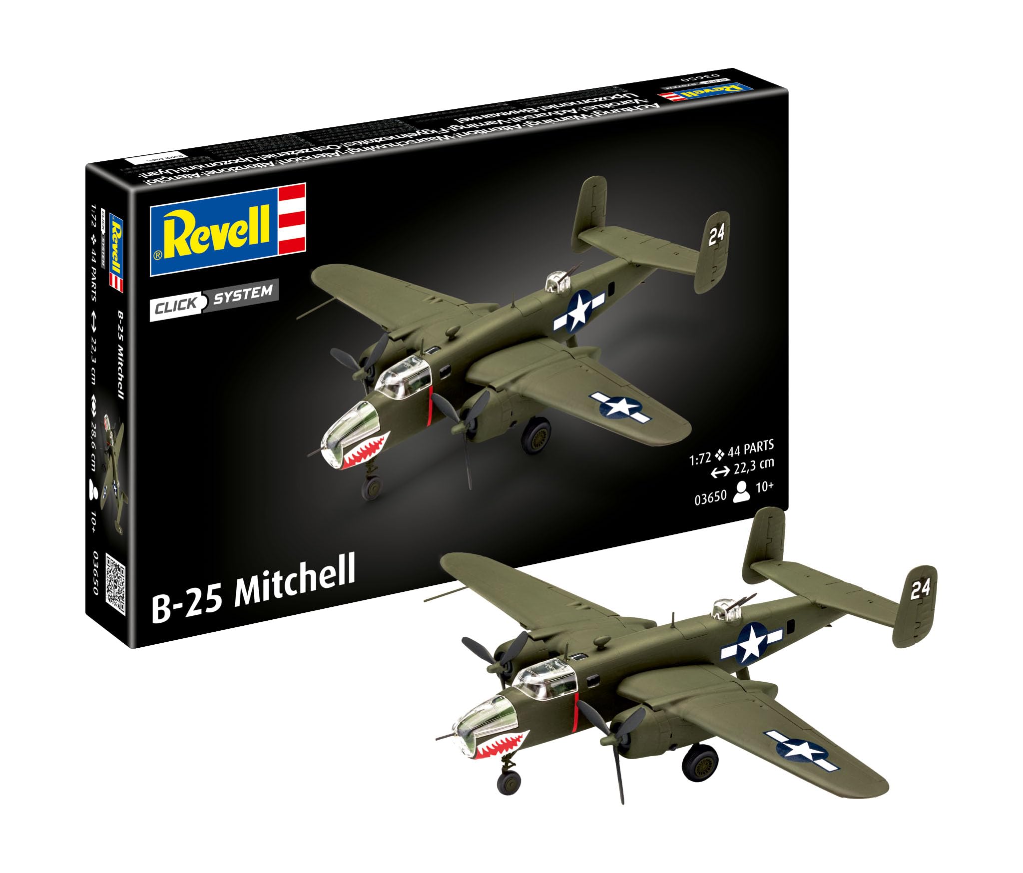 Amazon | ドイツレベル(Revell) 1/72 アメリカ陸軍 航空隊 B-25