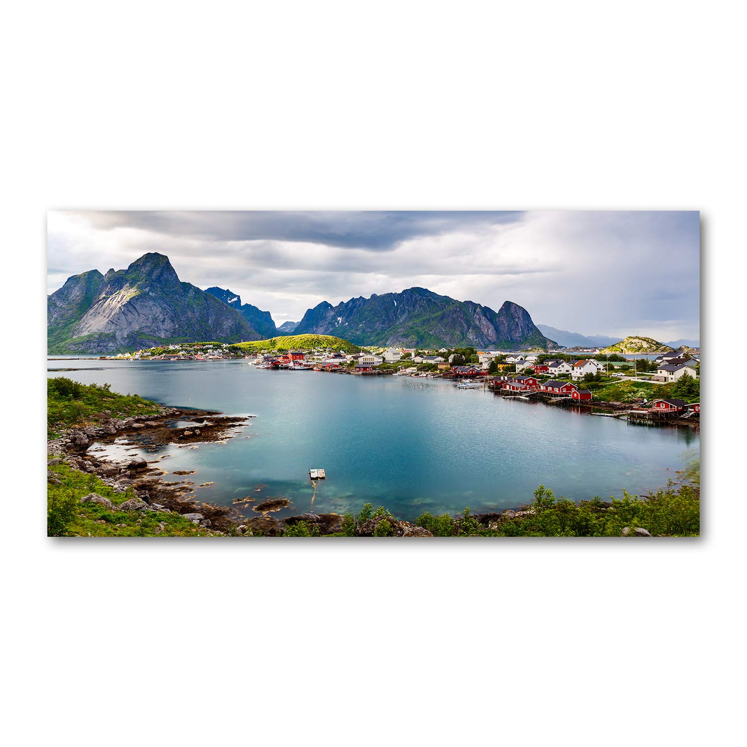 Tableau en verre acrylique Tulup Lofoten 120x60cm de qualité premium