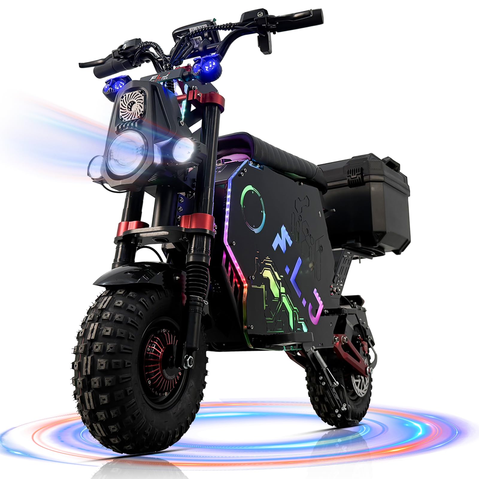 F14 72V 12000W Electric Scooter 100Ah Removable Battery Dual Motors Bike Top Speed 68MPH 188Miles max Range Electrical