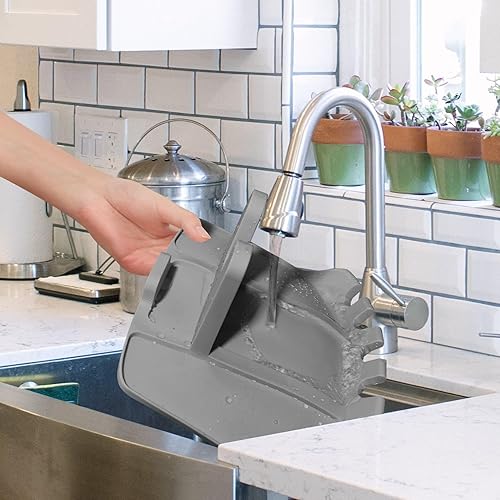 Miniatura 5 de Cubertería de silicona con almohadilla de goteo soporte para cuchara de superficie de la estufa Estante para tapa de olla Soporte de cuchara de