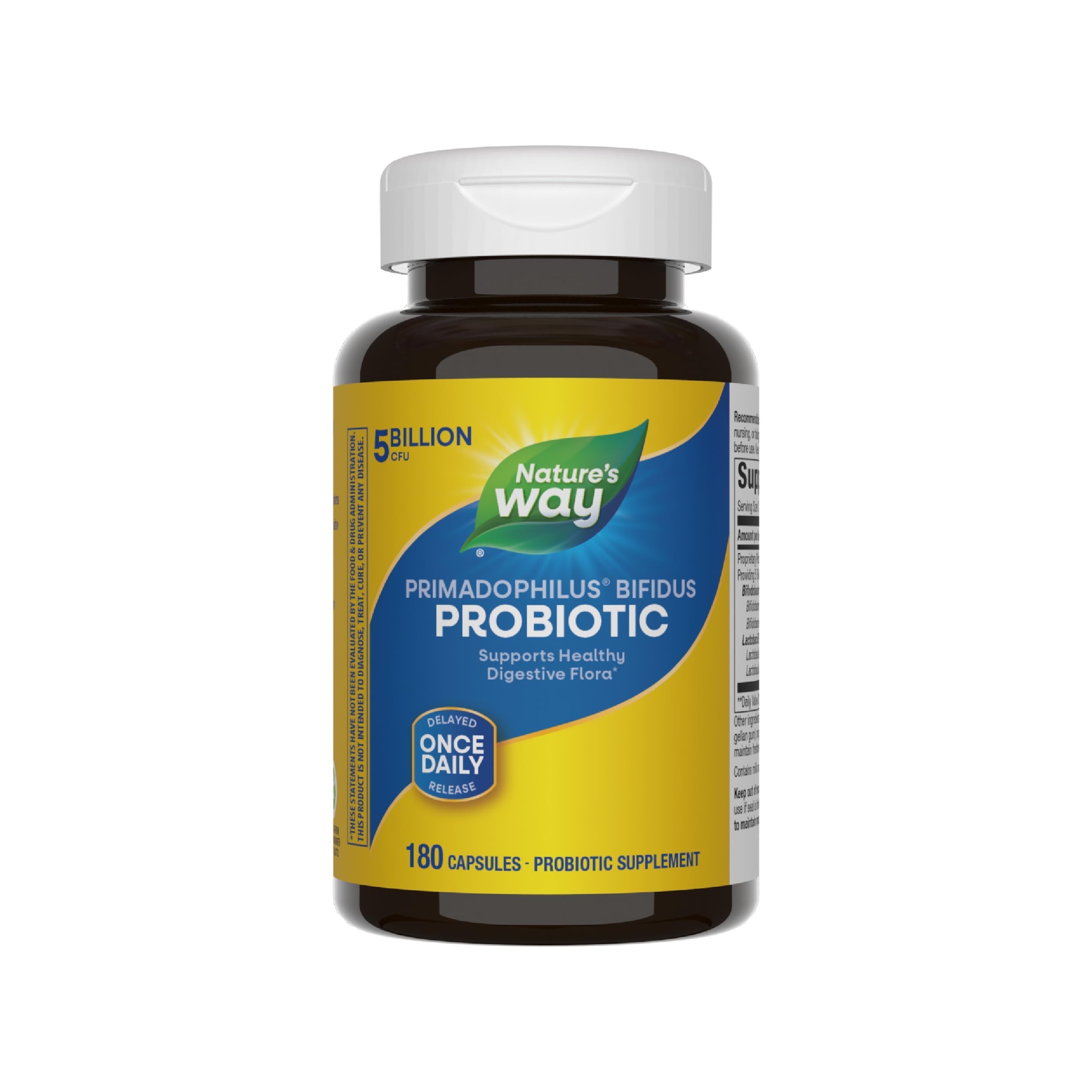 Nature's Way Primadophilus Bifidus 5 Billion 180 Capsules