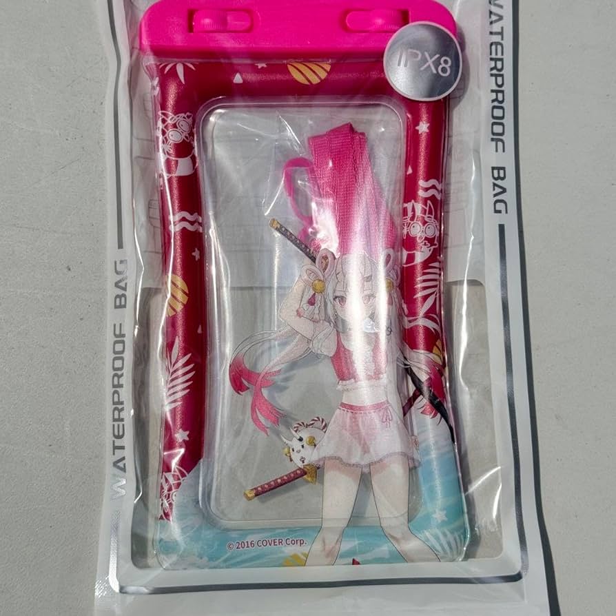 【珍品】　百鬼あやめ　ホロライブ　台湾 六福水樂園　スマホ防水ケース 珍品】 百鬼あやめ ホロライブ 台湾 六福水樂園 スマホ防水