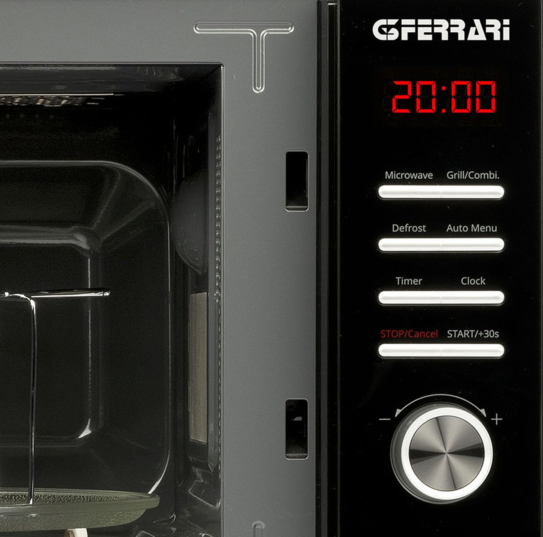 G3 Ferrari G10183 "SaporMio 25L" Forno Microonde Combinato, 800 W, Grill 1000 W, Display LED, Timer, Nero