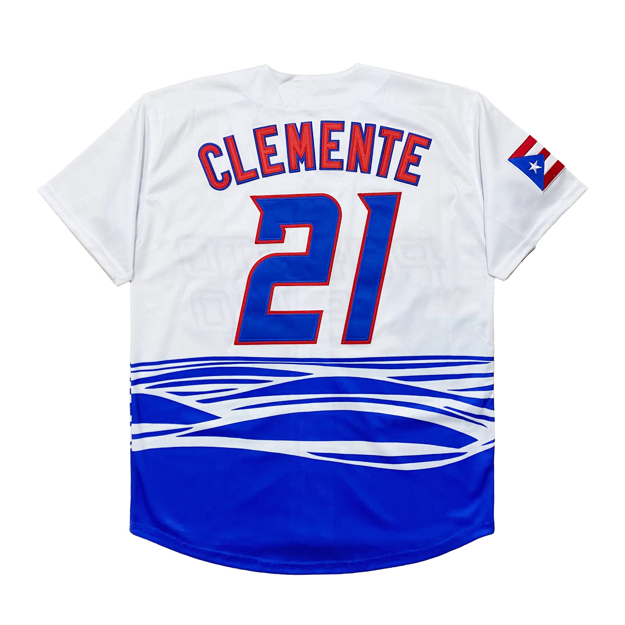 Maillot de baseball classique Puerto Rico #21 Roberto Clemente #1 World Game cousu S-XXXL