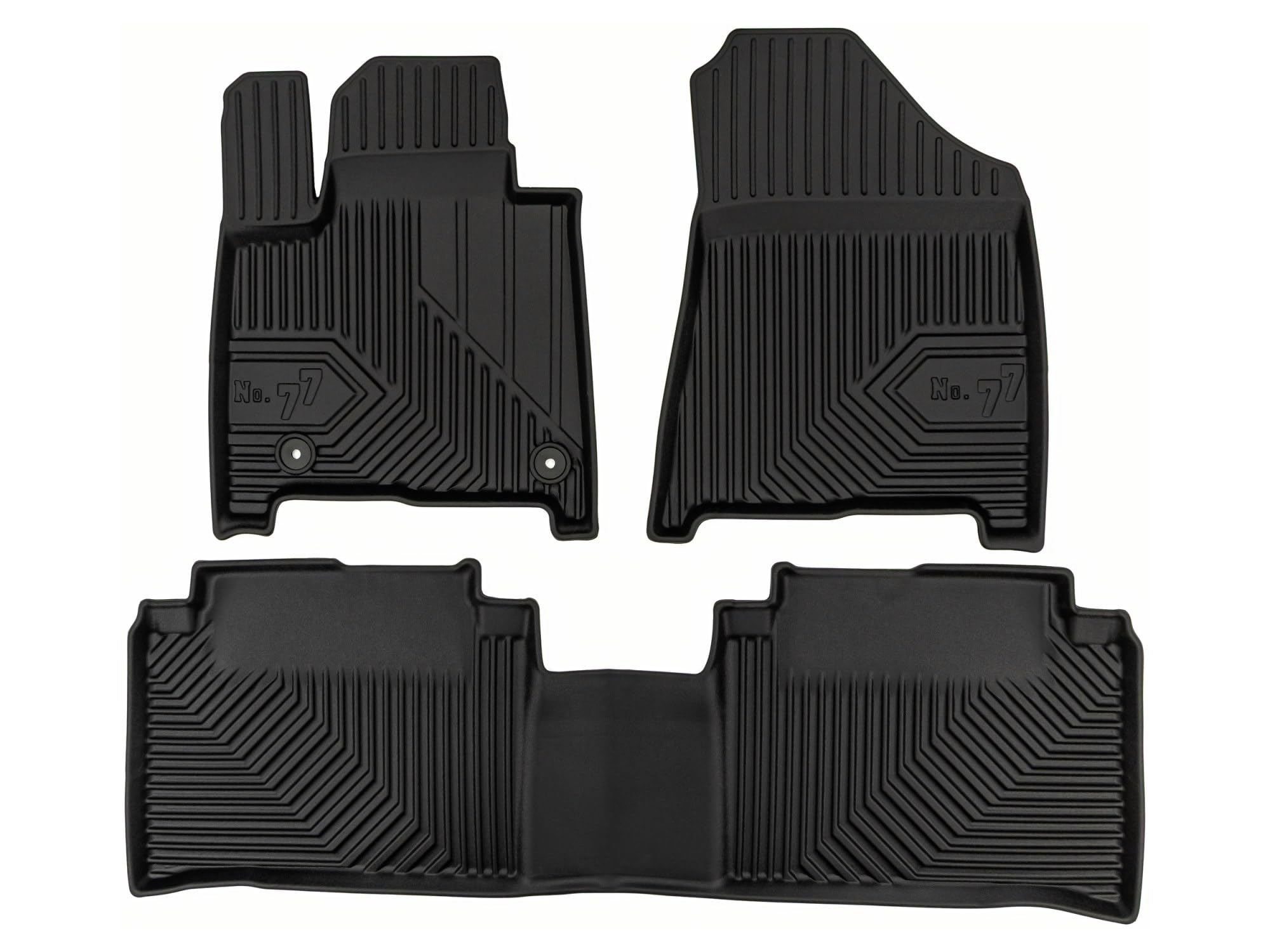 Dywaniki 3D TPE kompatybilne z Hyundai Santa Fe V (2023-), komplet, NO77