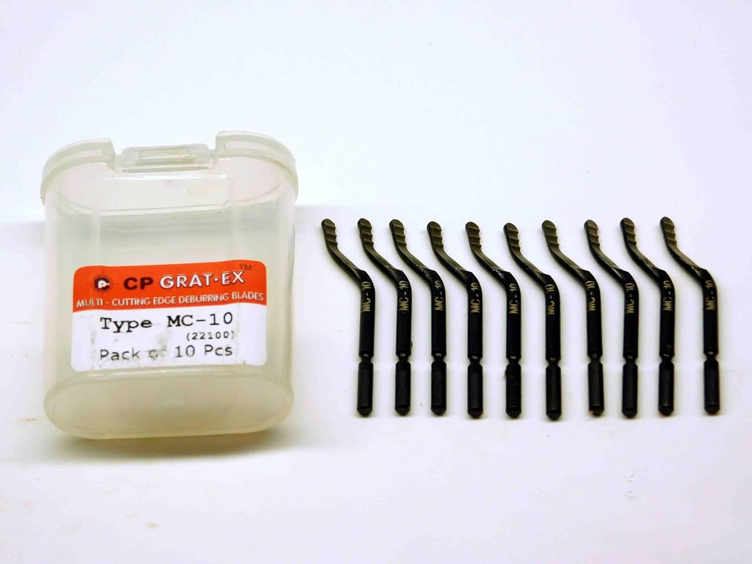 10pcs New CP GRAT-EX MC-10 Smart DEBURRING Blades for Metals/Plastic 22100 - MS7010CPG