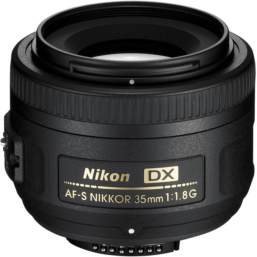 Nikon - AF-S DX NIKKOR 35mm f/1.8G Standard Lens (2183) + Filter Kit + Cap Keeper + Cleaning Kit
