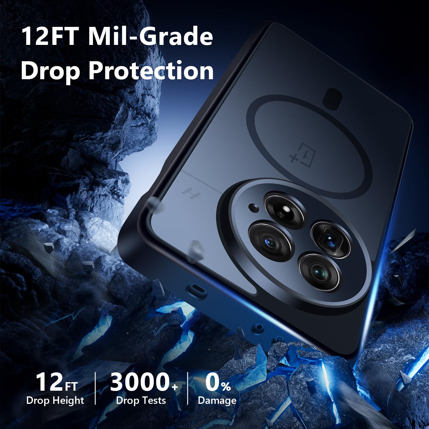 SUCGLES Magnetic Phone Cases For IPhone 13 Pro Compatible With Magsafe, Military Drop Protection And Shockproof, Clear-Never Yellow Slim Thin Cover For Women And Men(Pro Magnetic Sierra Blue) Price In Egypt