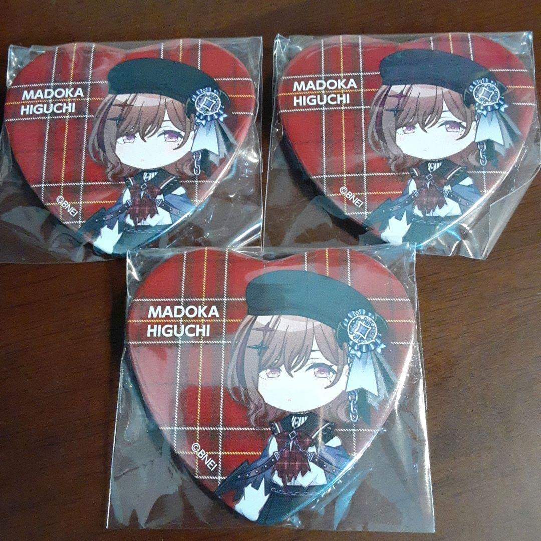 Amazon.co.jp: 3点セット シャイニーカラーズ 樋口円香 ハート缶バッジ  