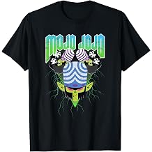 Power Puff Girls Mojo JoJo Electric Evil Metal Distressed T-Shirt
