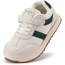 GINNI Toddler Boys Girls Comfort Wide Toe Sneakers, Little Kids Breathable Lightweight Barefoot Shoes for Casual/Walking/Tennis/Outdoor Running, Non-Slip School Athletic Shoe for Boy/Girl/Kid/Child