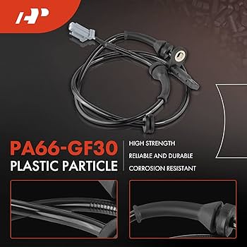 A-Premium 2PC Front ABS Wheel Speed Sensors Compatible with Nissan