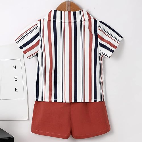 Miniatura 2 de Toddler Girl Fall Winter Clothes Toddler Boys Short Sleeve Stripe Prints Shirt Tops and Toddler Boy Soccer