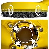 FANZTOOL Premium Meule Diamantée 125 mm avec Capot d’aspiration - 5