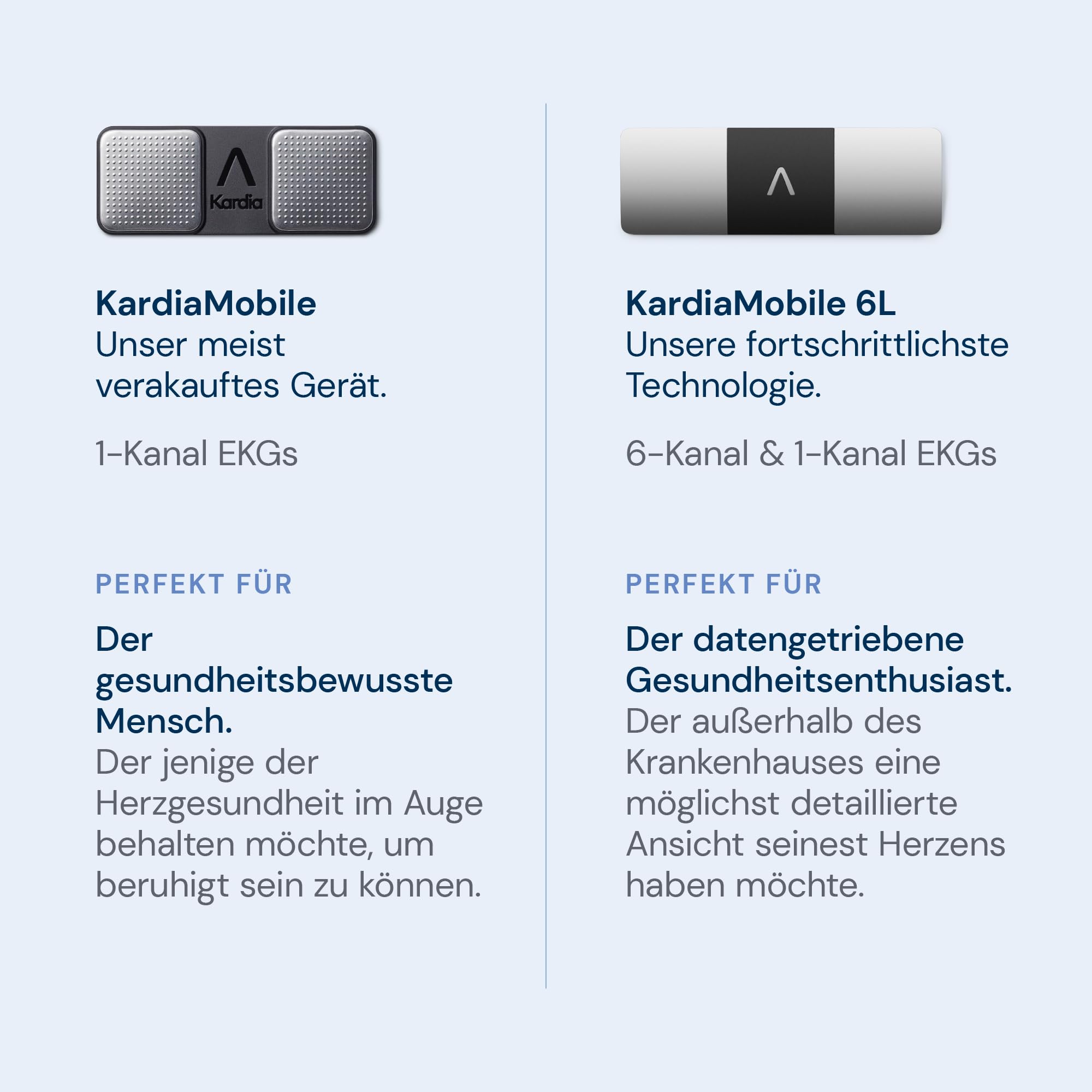 KardiaMobile 1-Kanal Personal-EKG Herzfrequenz-Monitor – zeichnet EKGs zu Hause auf, erkennt Vorhofflimmern, schnelle Ergebnisse, funktioniert mit den meisten Smartphones