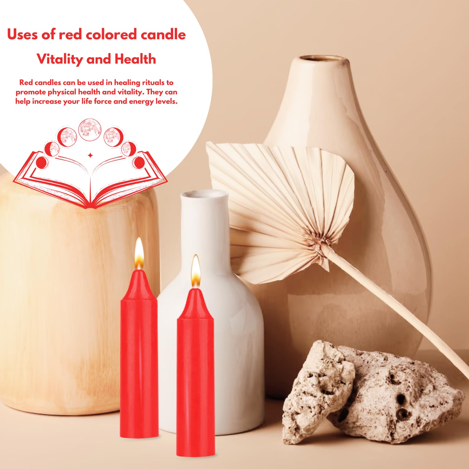 Magic Candles 48 Vibrant Colored Candles For Wicca & Decor – 4