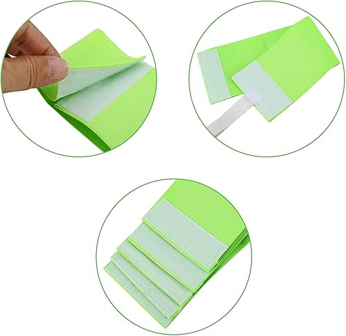 Miniatura 6 de 5 brazaletes elásticos de capitán de fútbol, ajustable, para líderes de equipo de fútbol, bandas de jugador de baloncesto para adultos y jóvenes,